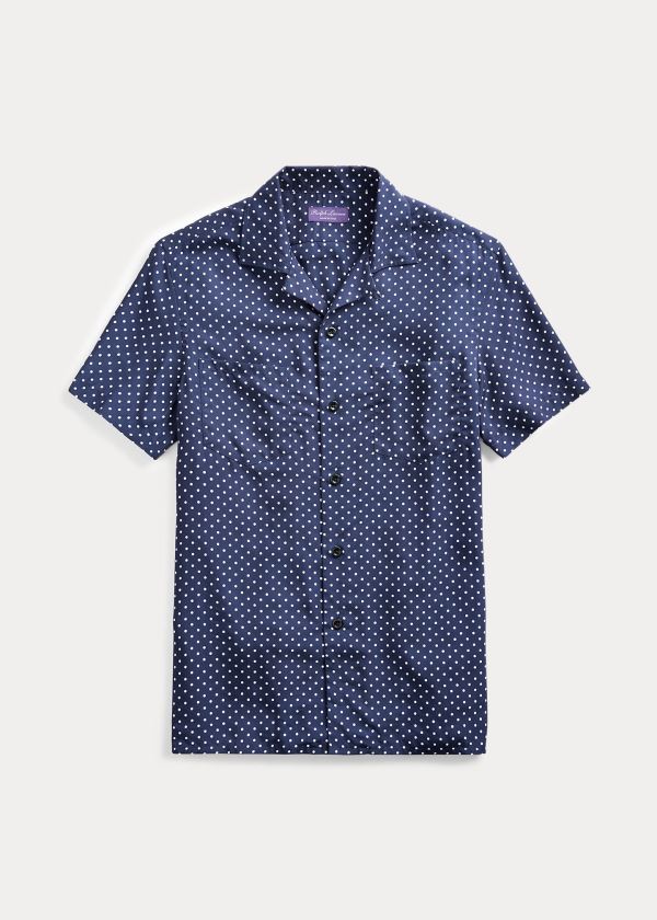 Men's Ralph Lauren Polka-Dot-Print Shirts | 619374ALY